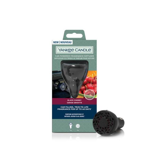 Yankee Candle Car Powered Fragrance Diffuser - Black Cherry